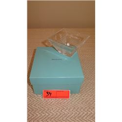 New Tiffany & Co. Tapered Square Crystal Bowl (comes with blue box)