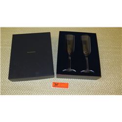 New Tiffany & Co. Champagne Glasses (comes with original box)