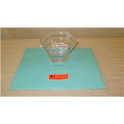 Tiffany & Co. Tapered Hexagon Crystal Bowl