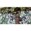 Image 10 : Tiffany Style Stained Glass Lamp - Approx. 25" H