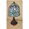 Image 2 : Tiffany Style Stained Glass Lamp - Approx. 25" H