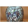 Image 4 : Tiffany Style Stained Glass Lamp - Approx. 25" H