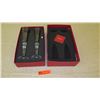 Image 1 : New Baccarat Cut Crystal Campagne Flutes - Pair (with original box)