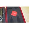 Image 4 : New Baccarat Cut Crystal Campagne Flutes - Pair (with original box)