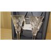 Image 5 : New Waterford Cut Crystal Champagne Flutes - Pair (with original box)