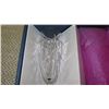 Image 2 : New Marquis Waterford Cut Crystal "Hearts" Champagne Flutes - Pair (with original box)