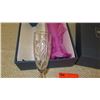 Image 4 : New Marquis Waterford Cut Crystal "Hearts" Champagne Flutes - Pair (with original box)