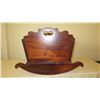 Image 7 : Vintage Koa Wood Baby Bassinet / Rocker - Approx. 35X29X21