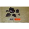 Image 1 : Amethyst Geode Rock / Gem Clusters - 7 Small Pieces