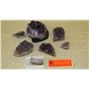 Image 2 : Amethyst Geode Rock / Gem Clusters - 7 Small Pieces