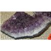 Image 3 : Qty 2 Amethyst Geode Rock / Gem Clusters (Approx. 9" & 5")