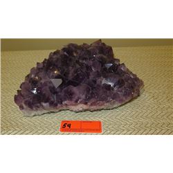 Amethyst Geode Rock / Gem Cluster - Approx. 11 X 7