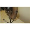 Image 5 : Amethyst Blown Glass w/ Blue Accents (w/Iron Display Stand) - 24" h, 18" dia