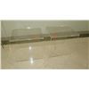 Image 1 : Pair: Modern Clear Lucite Side Tables - Approx. 23x18x21