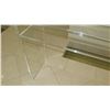 Image 4 : Modern Clear Lucite Console Table - Approx. 42X14X30