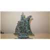 Image 4 : Vintage Ornate Carved Dragon Boat w/ Masts & Carved Wood Base 25X25"H, 5" W