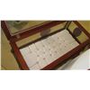 Image 10 : French Glass-Top Display Case Menagerie w/Gilt Ornamentation (32x16x36)