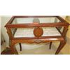 Image 3 : French Glass-Top Display Case Menagerie w/Gilt Ornamentation (32x16x36)