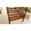 Image 7 : 4-Poster Wooden Crib - Koa? (Approx. 52X29X73)