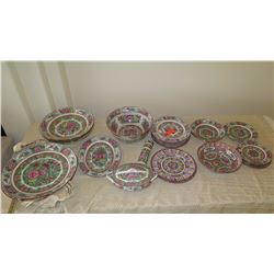 Misc. Rose Medallion Server Bowls, Platters, Serveware, Plates, etc. - Various Markings