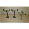 Image 1 : Qty 3 Vintage Candelabra