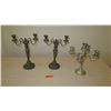 Image 1 : Qty 3 Vintage Candelabra