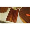 Image 4 : 9 Pieces Solid Wood Trays, Round Platters, Clipboard, etc. - Koa and Other Wood