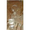 Image 9 : Qty 4 Misc. Cut Crystal & Etched Glass Perfume Bottles