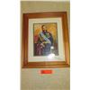 Image 1 : Framed Print: King David Kalakaua Portrait - Signed (Eric Caldwell) 14X17