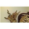 Image 17 : Large Thai Gold Enameled, Studded Dragon w/ Mossaic Embellishments 90X65X14