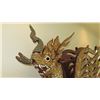 Image 23 : Large Thai Gold Enameled, Studded Dragon w/ Mossaic Embellishments 90X65X14