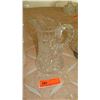 Image 3 : Qty 3 Misc. Glass and Cut Crystal Pitchers