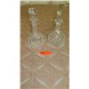 Image 1 : Qty 2 Cut Crystal Decanters