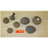 Image 1 : Qty 7 Misc. Old, Rounded Hawaiian Stones, Poi Pounder