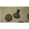 Image 8 : Qty 7 Misc. Old, Rounded Hawaiian Stones, Poi Pounder