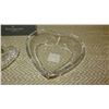 Image 2 : Qty 5 New Misc. Waterford Cut Crystal Perfume Bottles, Heart Ring Holder, Heart Tray