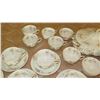 Image 3 : Limoges France Fine China Set - "Lucille" Pattern - Server, Plates, Saucers, Cups, etc.