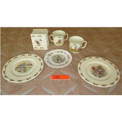 Wedgwood "Peter Rabbit", Bunnykins English China: Misc. Plates, Bowls, Cups