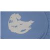 Image 3 : Blue/Lilac Wedgwood English China: "Diamond Head" Plate, Vases, Salt/Pepper Shakers