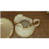Image 3 : Gilt Enameled Ceramic Ewer and Basin