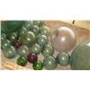 Image 10 : Huge Lot of Glass Ball Fishing Floats - Various Sizes/Colors - Does not include board