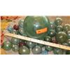 Image 8 : Huge Lot of Glass Ball Fishing Floats - Various Sizes/Colors - Does not include board