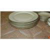 Image 2 : Jay Pouyat Limoges French China Set w/Gilt Edging - Dinner Plates, Bowls, Salad Plate, Saucers, Cups