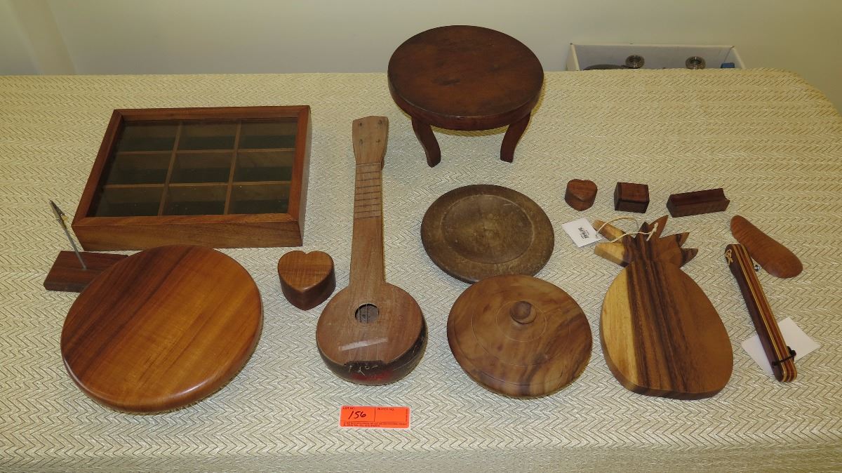 14 Pieces Wooden Stringed Instrument, Shadow Box, Stool, Miniature ...