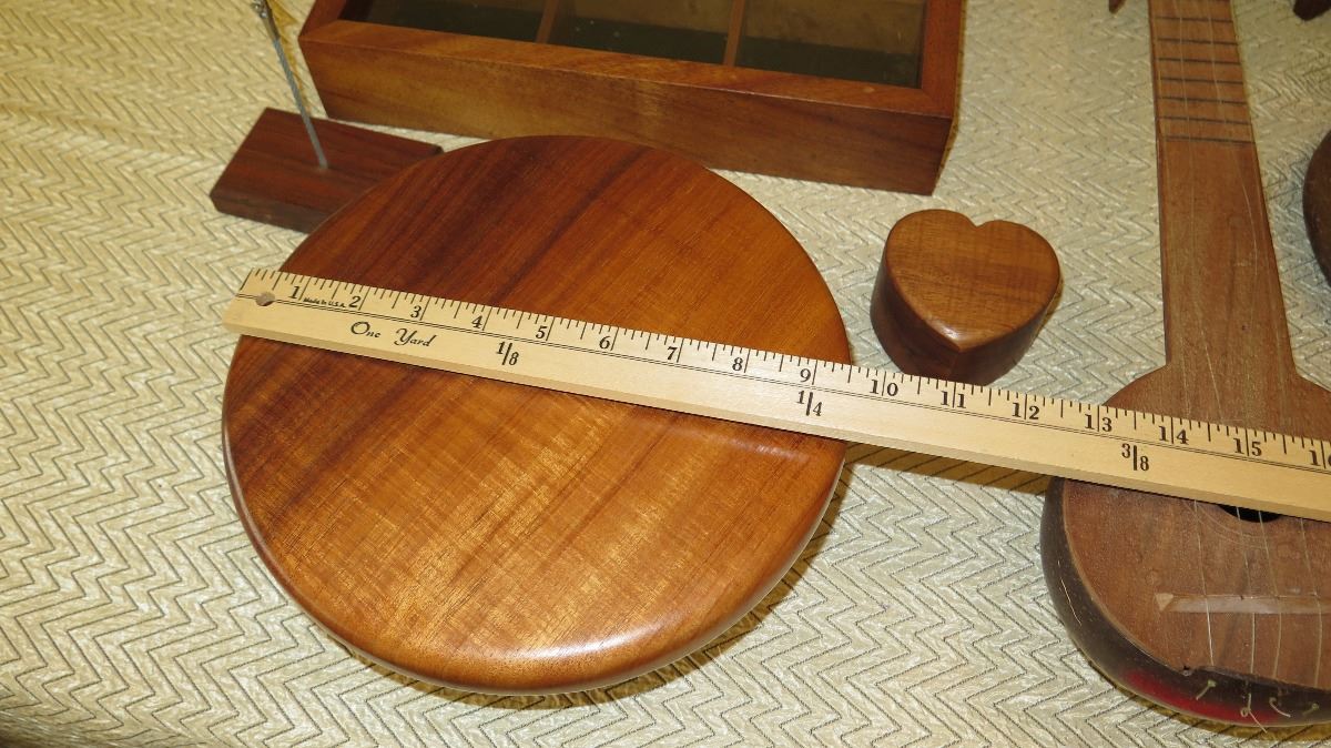14 Pieces Wooden Stringed Instrument, Shadow Box, Stool, Miniature ...