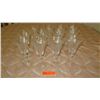 Image 2 : 12-Piece Matching Tall Cut Crystal Wine Glasses/Stemware - New Condition