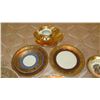 Image 2 : Misc. Gilt-Bordered Enameled Fine China - Various Markings/Manufacturers