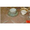 Image 7 : Misc. Gilt-Bordered Enameled Fine China - Various Markings/Manufacturers