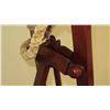 Image 10 : Tall, Carved Dark Wood Easel w/Carved Details - Approx. 24X24X77 H