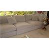 Image 11 : 5-Piece Pottery Barn Oversized Modular Sofa Sectional Set - Lt. Gray